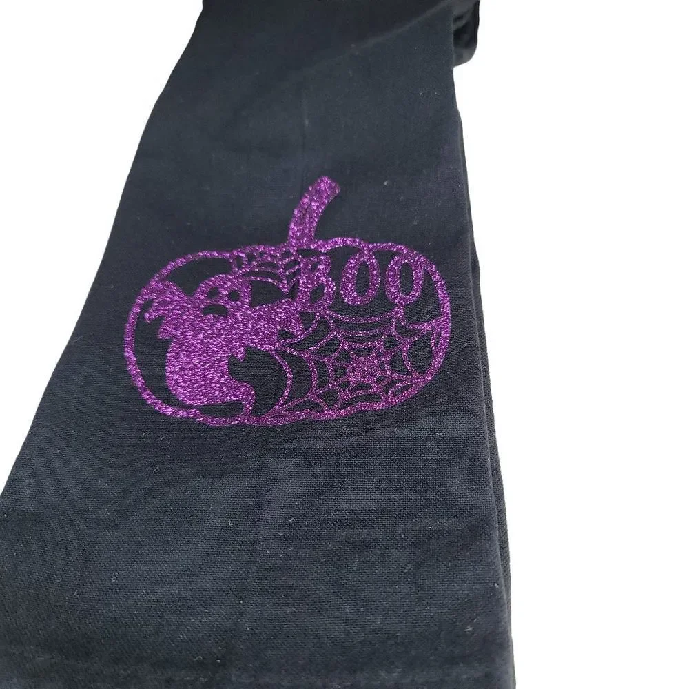 3 Black Halloween 100%‎ Cotton Kitchen Towels